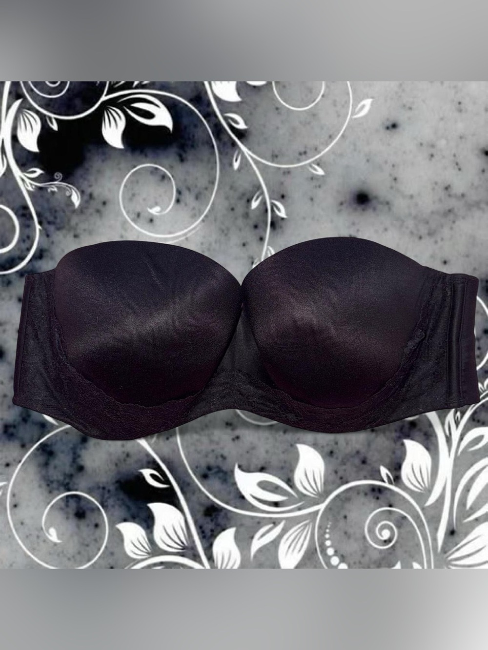 victoria’s secret body by victoria lined strapless bra, sz 38d